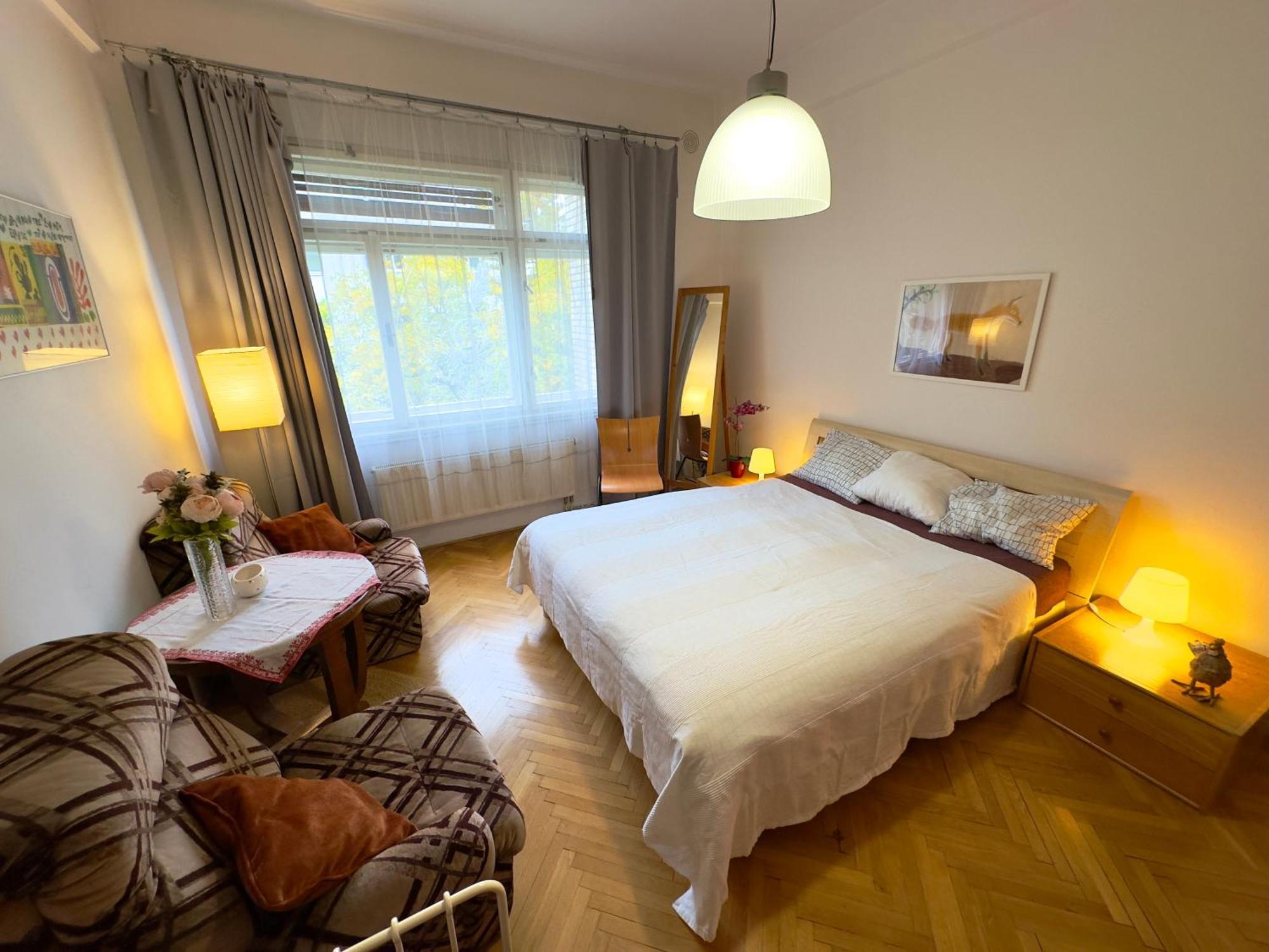 Sedlcanska - Will Save Money Here - Equipped With Antique Furniture Daire *